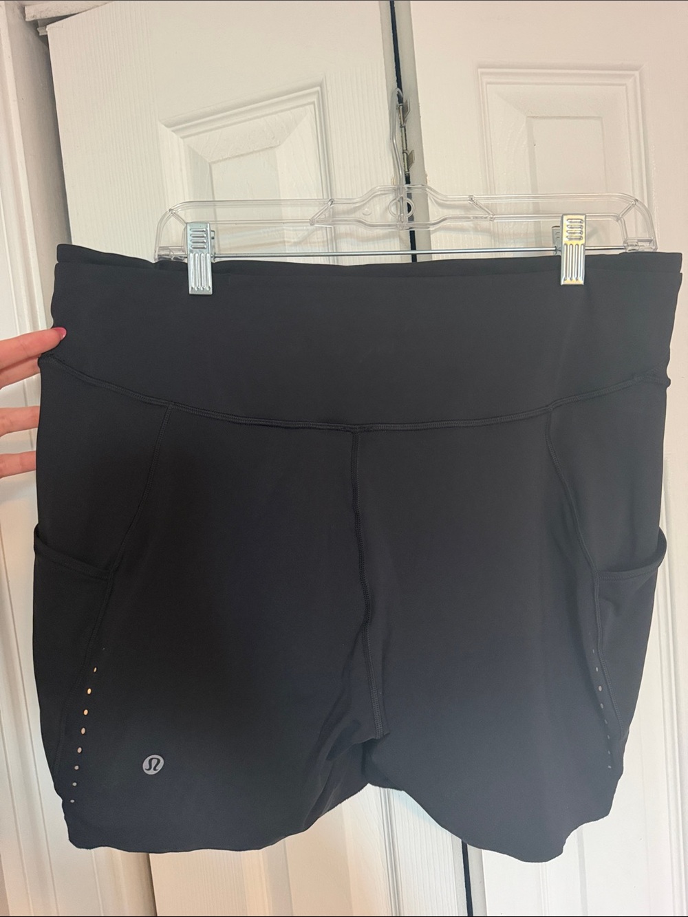 lululemon athletica Black Women's Athletic Shorts with Side Pockets